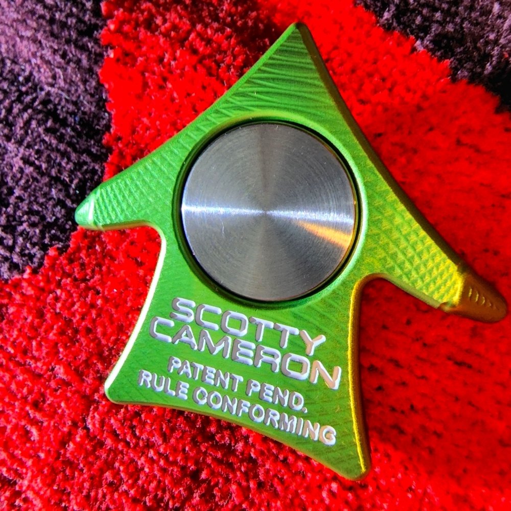 2022 Scotty Cameron Masters Green Aero Ball Alignment Tool